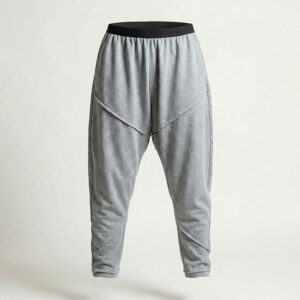 Light grey unisex lightweight drift pants in soft stretch jersey with elastic waistband – Graffi Drift Pants